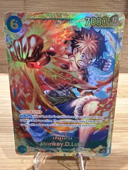 Monkey D. Luffy OP13-118 SEC Secret Rare English FOIL One Piece TCG Card - Image 1
