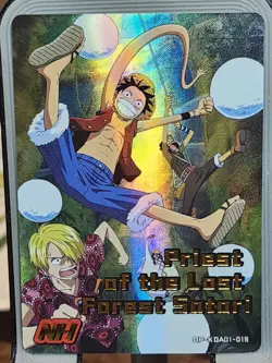 Monkey D Luffy NH OP-KDAD1-015 One Piece Anime TCG CCG Anime Card Nico Boa Holo - Image 1
