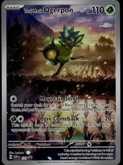Teal Mask Ogerpon Promo SV: Scarlet & Violet Promo Cards 123 Grass Holofoil Poke - Image 1