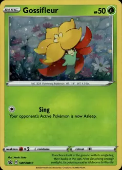 Gossifleur Promo SWSH: Sword & Shield Promo Cards SWSH010 Grass Holo Pokemon Car - Image 1