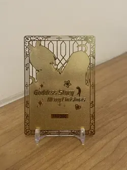 Itsuki Yotsuba 163/200 - Goddess Story Custom Anime Waifu Doujin Gold Metal Card - Image 2