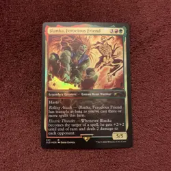 Blanka Ferocious Friend Foil Secret Lair Drop Series NM Unplayed Magic Card - Image 1