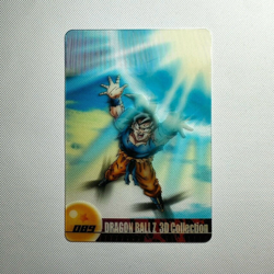 S1116 Son Goku 3D 089 Japanese Dragon Ball x Morinaga Clear Wafer Card - Image 1