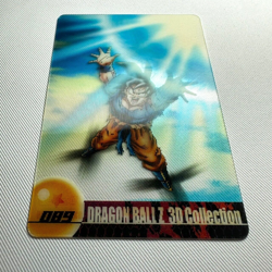 S1116 Son Goku 3D 089 Japanese Dragon Ball x Morinaga Clear Wafer Card - Image 2