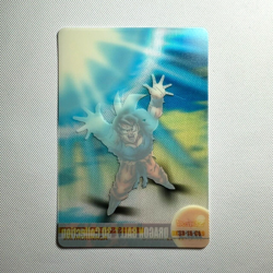 S1116 Son Goku 3D 089 Japanese Dragon Ball x Morinaga Clear Wafer Card - Image 3