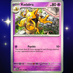Kadabra - Common - Pokemon TCG Scarlet & Violet Twilight Masquerade #081/167 - Image 1
