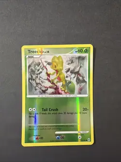 Treecko Platinum Arceus Pokemon Card 78/99 LP Reverse Holo - Image 1