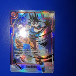 Son Goku SCR* Alt Art FB01-139 Secret Rare Dragon Ball Fusion World Card English - Image 1