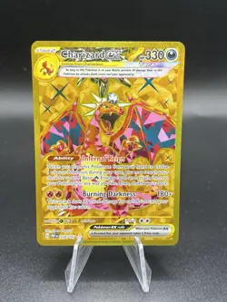 Pokemon TCG Obsidian Flames: Charizard ex 228/197 gold Hyper Rare NM ZR1 - Image 1