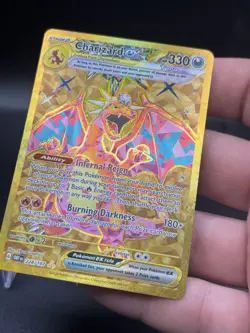 Pokemon TCG Obsidian Flames: Charizard ex 228/197 gold Hyper Rare NM ZR1 - Image 2