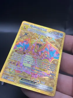 Pokemon TCG Obsidian Flames: Charizard ex 228/197 gold Hyper Rare NM ZR1 - Image 3