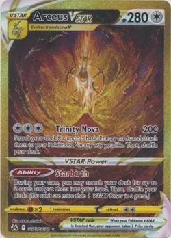 Pokemon Crown Zenith Galarian Gallery Arceus VSTAR GG70/GG70 NEAR MINT NM - Image 1