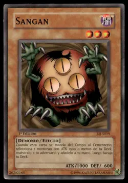 YuGiOh Sangan BIJ-S019 Spanish Starter Deck Joey 1st Edition LP - Image 1