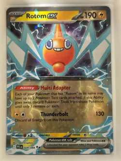 Rotom ex 029/094 Double Rare Phantasmal Flames Pokemon NM - Image 1