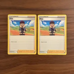 Hop 165/202 (x2) NM Uncommon Trainer Supporter Pokemon Card - Image 1