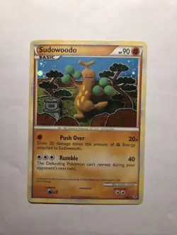 Sudowoodo (#9/95) - Holofoil HG & SS - Unleashed LP Pokemon - Image 1