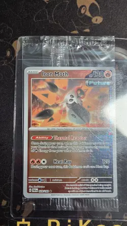 Pokemon - Iron Moth 028/182 Gamestop Promo Reverse Holo SEALED - Image 1