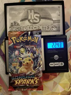 HEAVY! 22.43g Surging Sparks Pokemon TCG Booster Pack - Image 1
