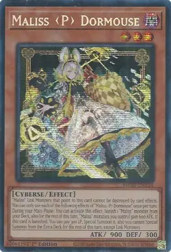 Yugioh 2025 Mega-Pack: Maliss P Dormouse MP25-EN124 Prismatic Secret Rare NM - Image 1