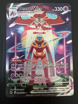 Deoxys VMAX GG45/GG70 SWSH: Crown Zenith Galarian Gallery Pokemon TCG NM/MINT 💎 - Image 3