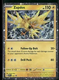 Zapdos - 157 Holo - Pokemon TCG SV: Scarlet & Violet Promo Cards - Image 1