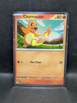Pokemon Charmander Ascended Heroes 020/217 Cosmo Holo Promo - Image 1
