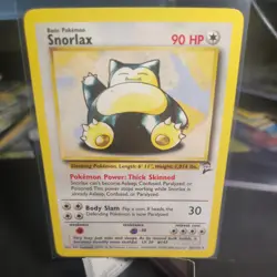Pokemon TCG Snorlax 030/130 Base Set 2 Regular Card WOTC - Image 1