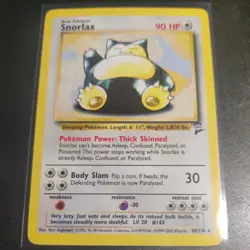 Pokemon TCG Snorlax 030/130 Base Set 2 Regular Card WOTC - Image 4