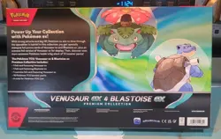 Pokemon TCG: Venusaur ex and Blastoise ex Premium Collection GameStop Exclusive - Image 2