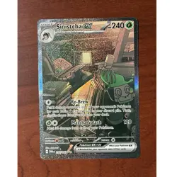 Pokemon, Sinistcha ex 210/167, Twilight Masquerade, Special Illustration Rare, … - Image 1
