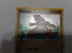Groudon 102/101 Pokemon EX Hidden Legends 2004 Secret Rare Holo LP - see photos - Image 3