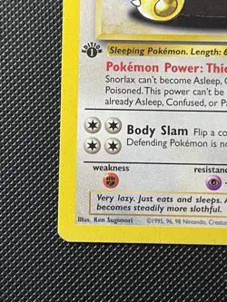 Pokemon Cards Snorlax 27/64 1st Edition Jungle Rare LP - Image 3