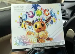 Pokemon Prismatic Evolutions Elite Trainer Box Eevee English TCG - Image 1