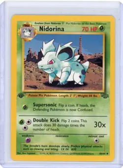 Nidorina Jungle Uncommon 1st Edition 40/64 Pokemon 1999 - Image 1