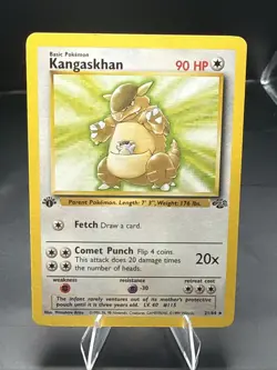 Pokemon TCG Kangaskhan Jungle 1st Edition Rare Regular 21/64 - Image 1