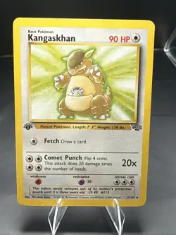 Pokemon TCG Kangaskhan Jungle 1st Edition Rare Regular 21/64 - Image 2