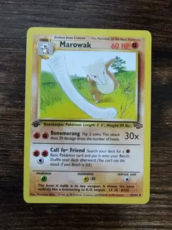 Pokemon Jungle 1st Edition Marowak 39/64 Non Holo LP- - Image 1
