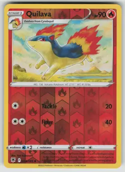 QUILAVA 024/189 UNCOMMON ASTRAL RADIANCE POKEMON REVERSE HOLO NEAR MINT - Image 1