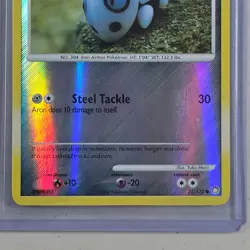 Pokemon TCG Card 2007 Mysterious Treasures - Aron 71/123 Reverse Holo LP - Image 3