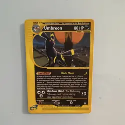 2002 Umbreon Pokemon 41/147 Aquapolis Non-Holo Rare Unlimited English 80 HP - Image 3