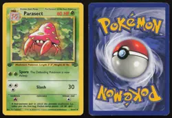 Parasect 41/64 1st Edition Uncommon Jungle Pokemon English MP - Image 3