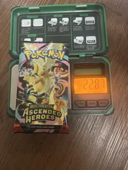 VERY HEAVY! GOD PACKU 22.87g+ Ascended Heroes Pokemon TCG Booster (SEALED)..#9 - Image 1