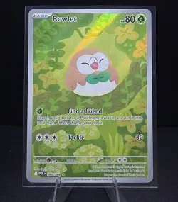 Rowlet 90/88 Illustration Rare Pokemon Card POR Mega Evolution: Perfect Order - Image 1