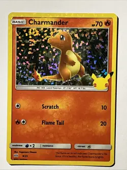 Charmander 9/25 Holo Pokemon 2021 McDonald's Promo - Image 1