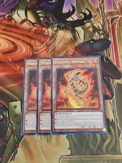 3X Volcanic Rimfire - LD10-EN020 Rare 1ST ED NM Yugioh - Image 1