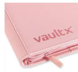 Vault X Binder Pink 12 Pocket - Zip Trading Card Binder Just Pink - Image 3