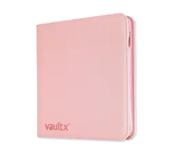 Vault X Binder Pink 12 Pocket - Zip Trading Card Binder Just Pink - Image 4