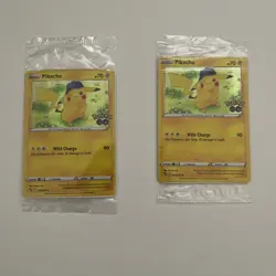 (2) Pikachu 028/078 Pokemon GO Holo SEALED PROMO Cards - Image 1