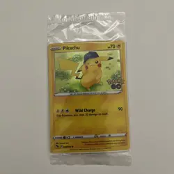 (2) Pikachu 028/078 Pokemon GO Holo SEALED PROMO Cards - Image 2