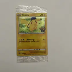 (2) Pikachu 028/078 Pokemon GO Holo SEALED PROMO Cards - Image 4